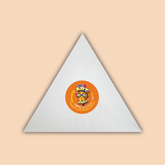 10-Inch White Triangle Canvas Board